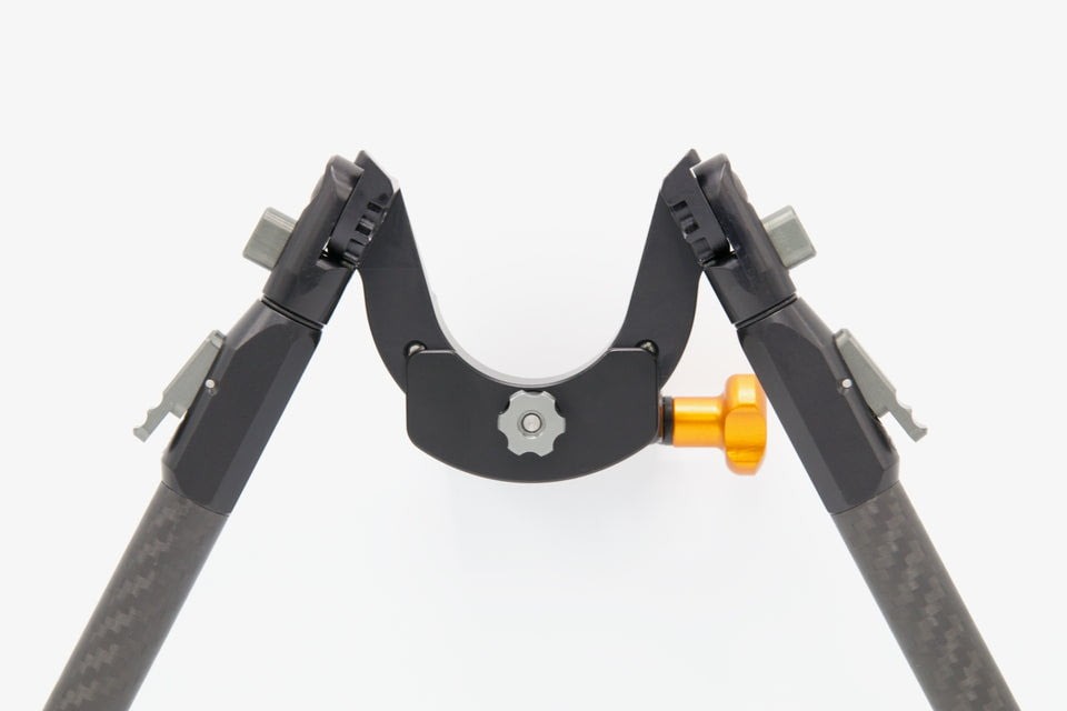 Tier One Carbon Arca Evolution Bipod, Black, Tall/9in, T1BECA230