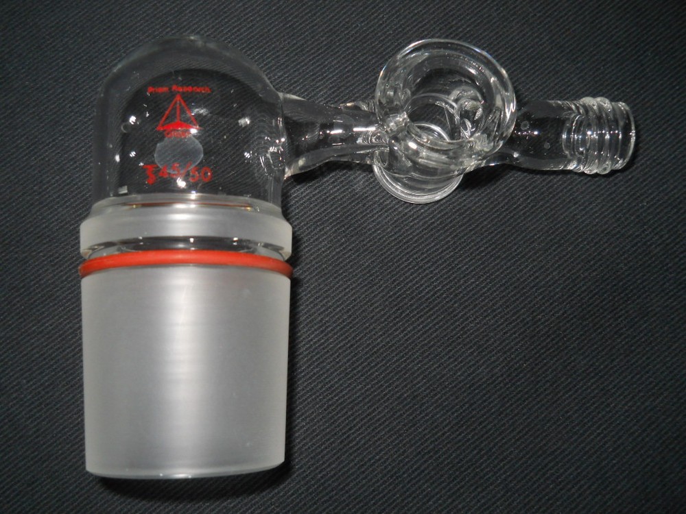 Prism Glass Research GL-18 Thread Flow Control Adapter w/ Embedded O-Ring 45/50