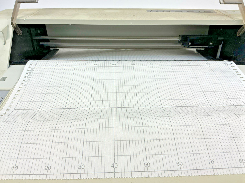 Linseis L200e Flat Bed Chart Recorder Single Channel Analog