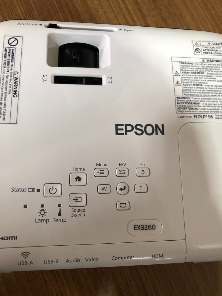 Epson EX3260 H842A Projector - Untested