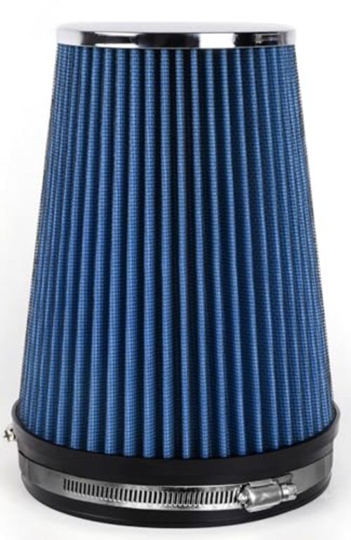 6" Inlet Cold Air Intake Filter Cone Replacement Performance Blue (8" Tall)