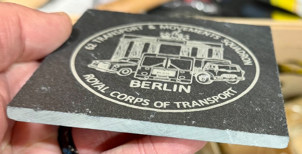 62Sqn RCT slate coaster