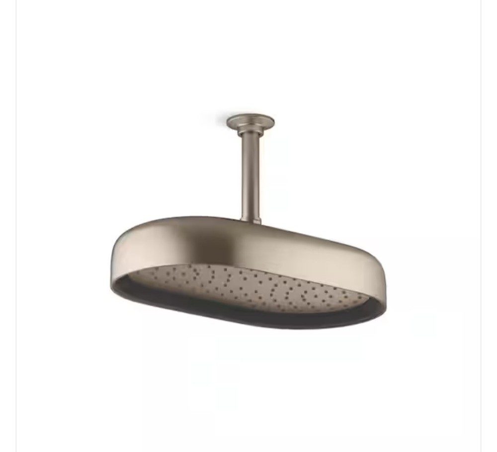 Kohler Statement Oblong 14" Single Function 2.5 GPM Rainhead -K-26294-BV