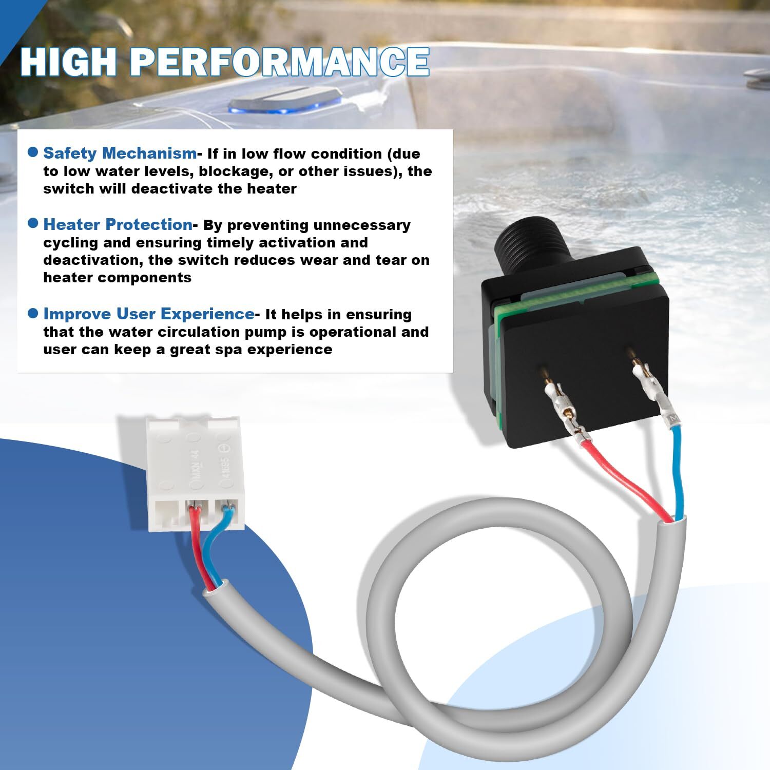 Pressure Switch 73995 for Caldera Vacanza,Hot Spring Hotspot/ Solana 2006-curre