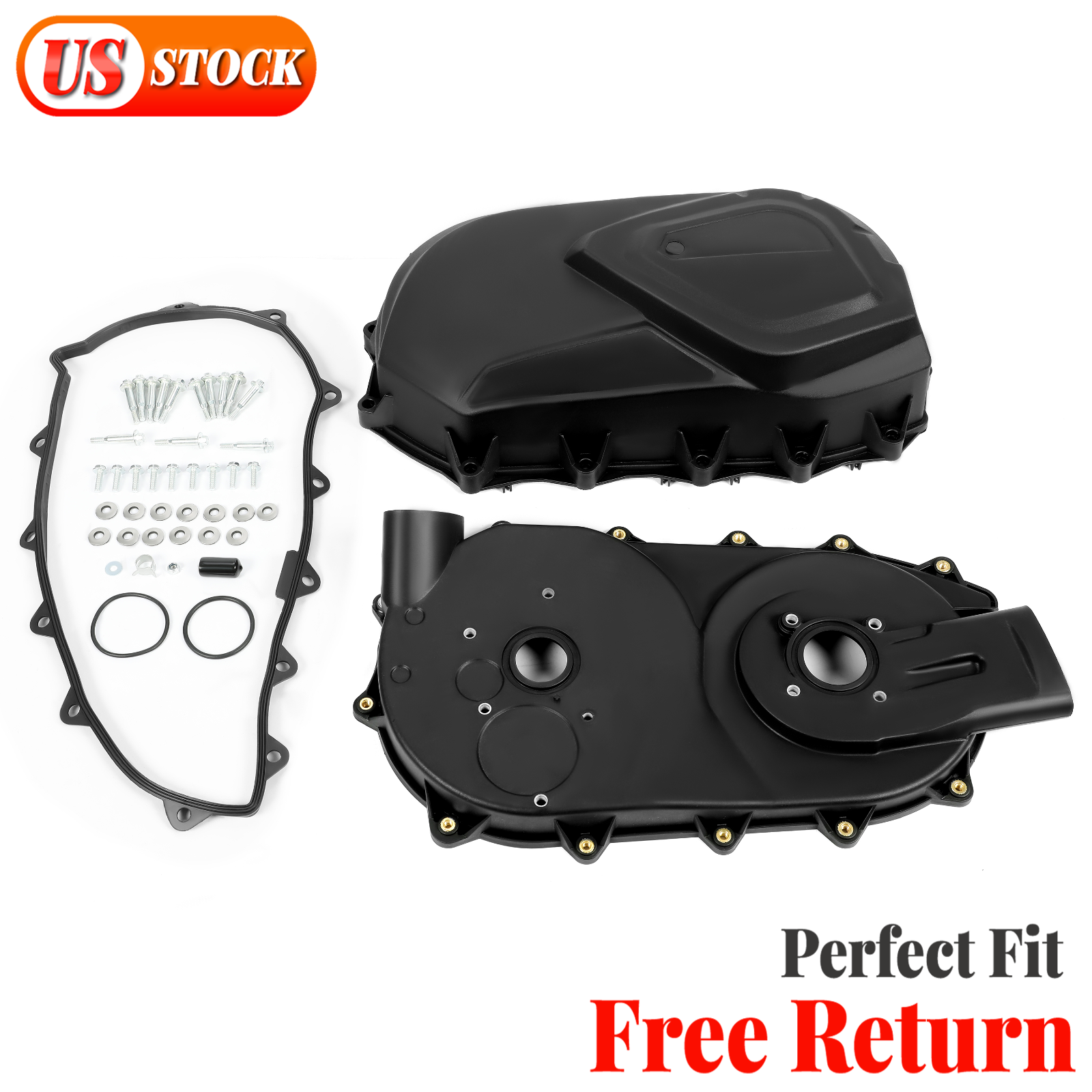 For 2006-2014 Can Am Outlander Renegade CVT Clutch Belt Cover & Back Plate