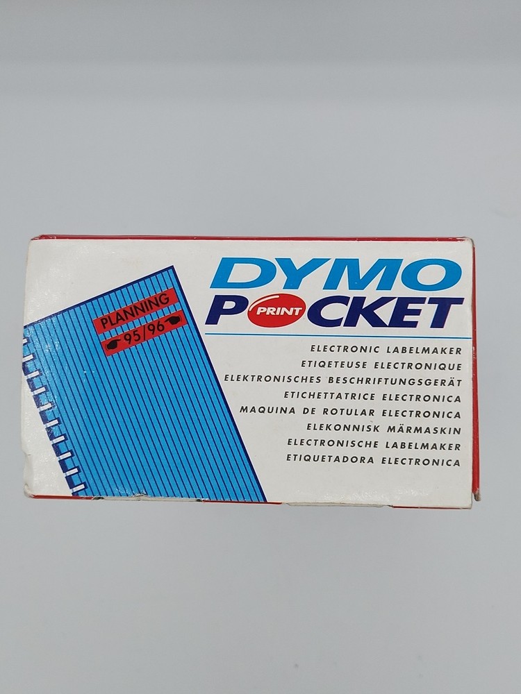 Dymo Pocket Handheld Electronic Label Maker Esselte W/Manual