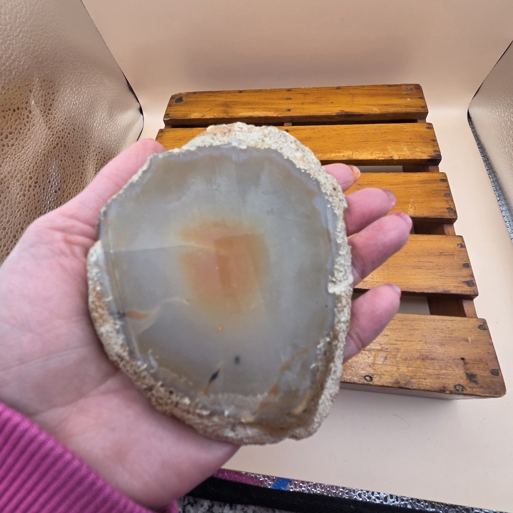 Pewter Turtle Figurine On Agate Slab