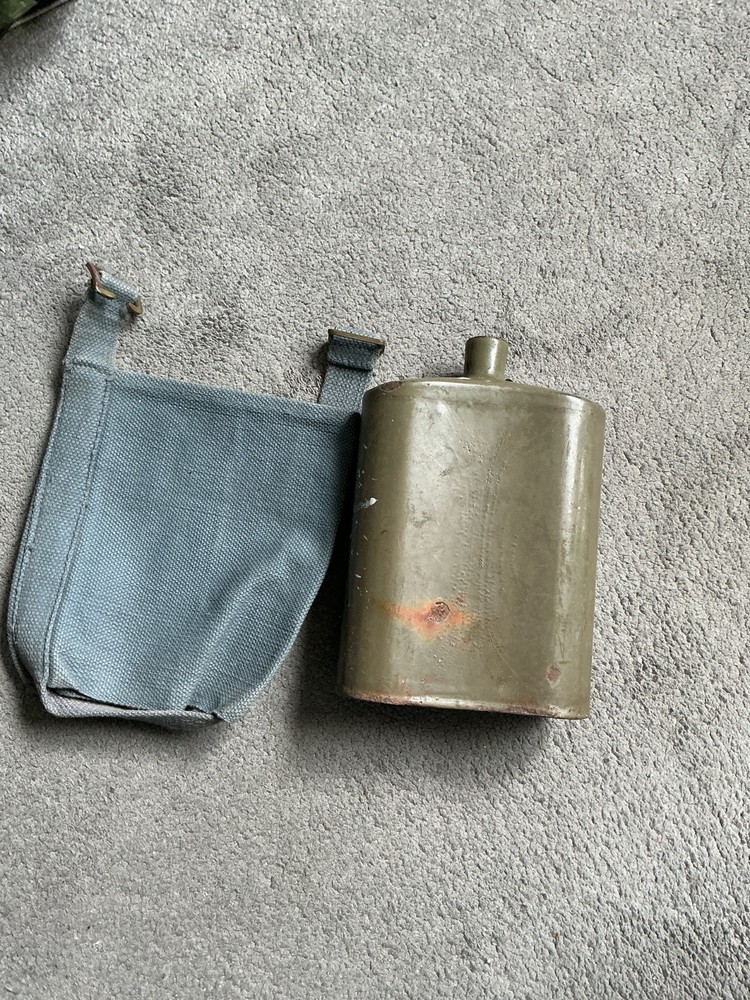 Original WW2 British Army Canteen With Cover - Original.
