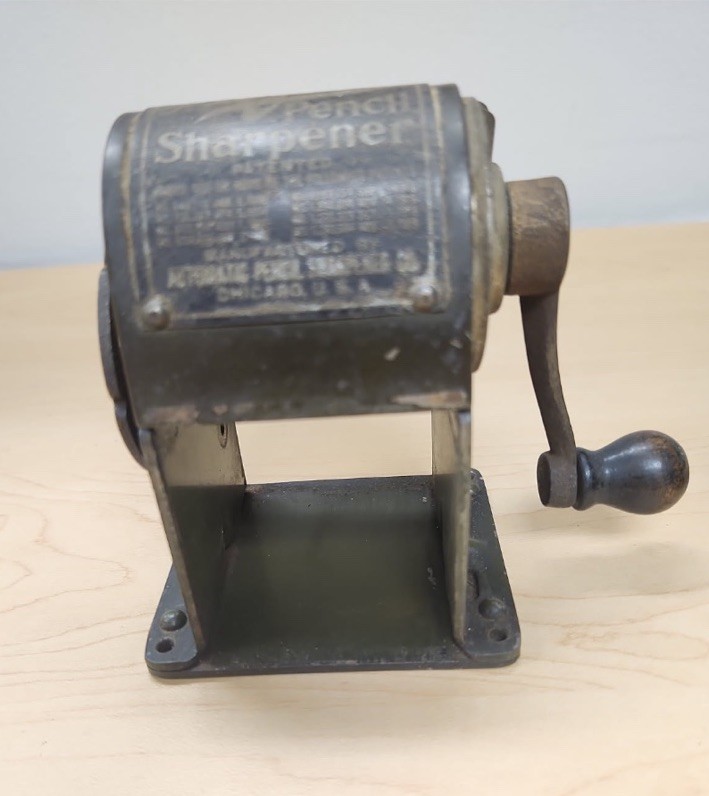 Antique Wizard Pencil Sharpener Works Nice!
