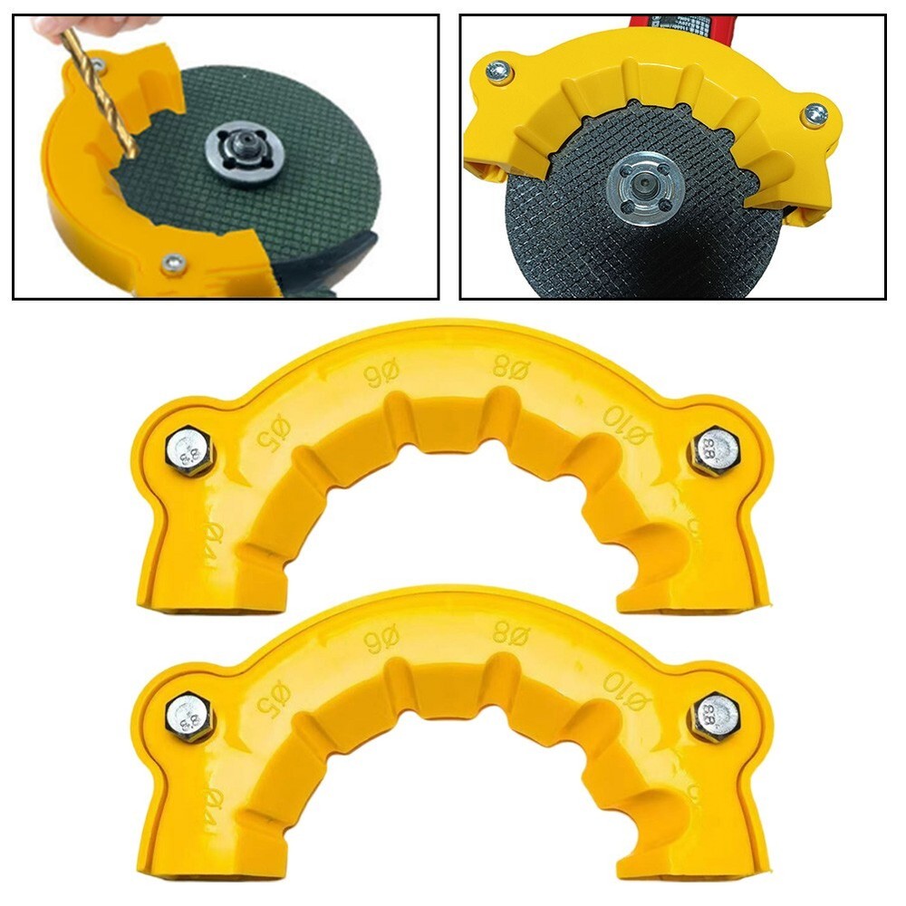 2pcs Drill Grinder 4-12mm Drill Bit Grinding Tool Angle Grinder Auxiliary Tool