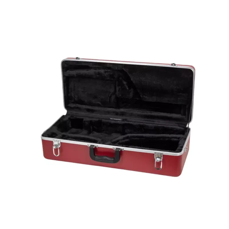 Crossrock Alto Saxophone Case | ABS Molded Hardshell-Red