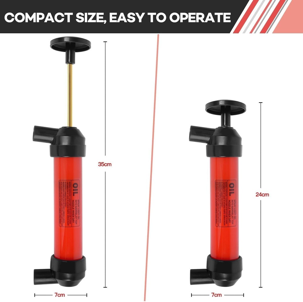 Multi-Use Siphon Pump Fluid Transfer Pump, Fuel Kit for...