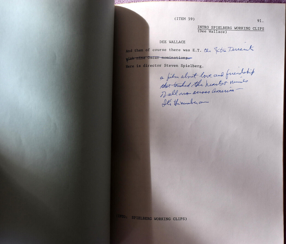 1983 " Movie Blockbusters! " CBS Television Original Screenplay Script
