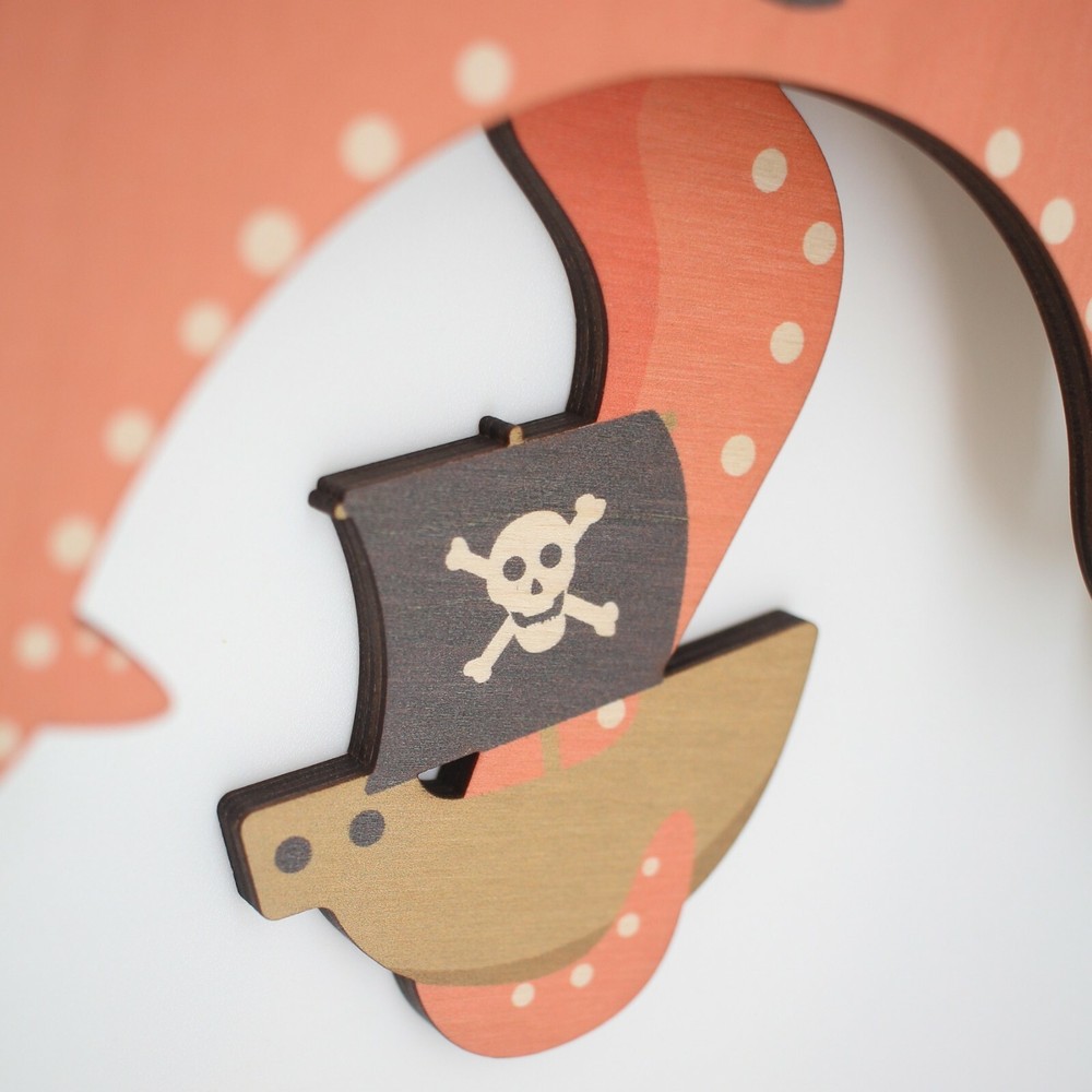 Larry the Octopus Pendulum Clock