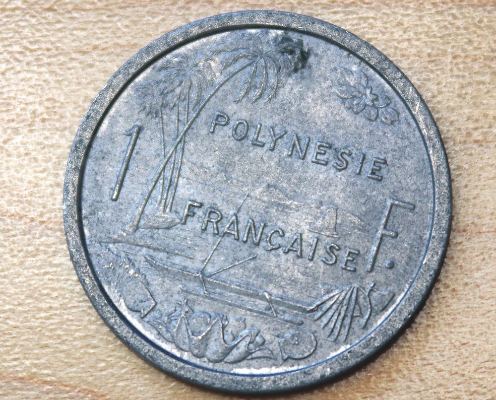 1975 French Polynesia 1 Franc