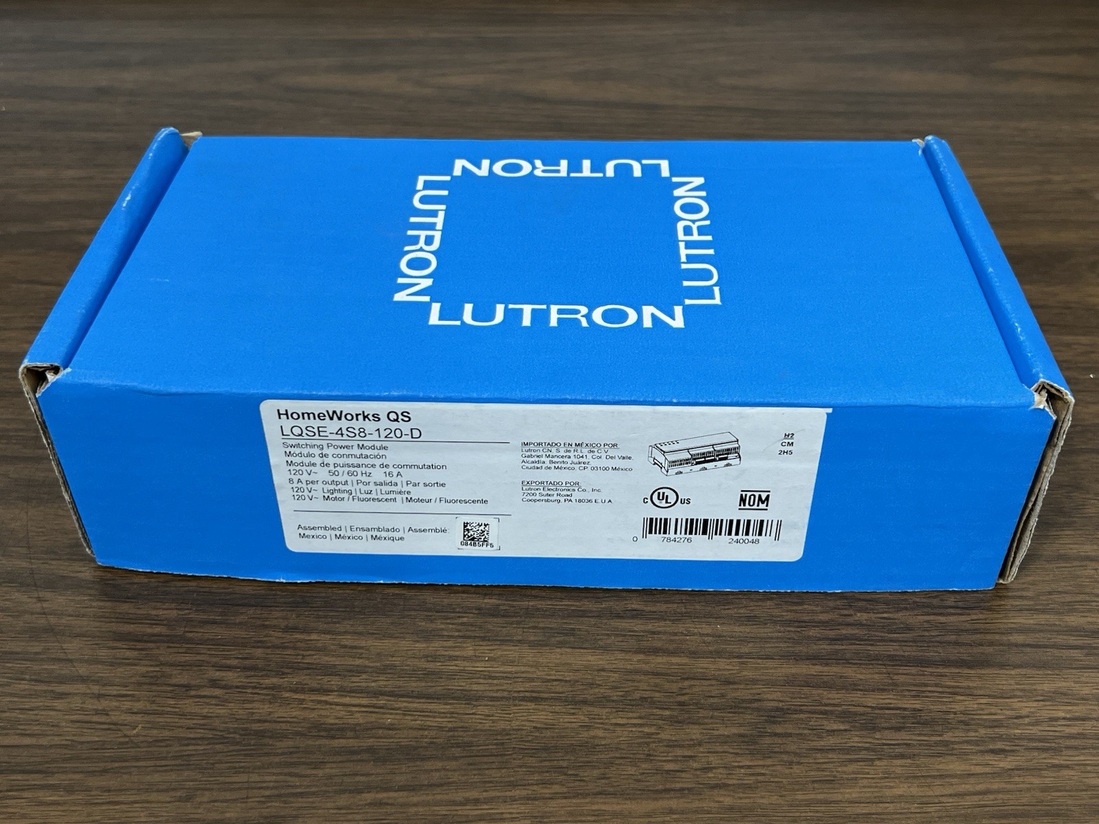 Lutron HomeWorks QS LQSE-4S8-120-D Switching Power Module - ( PRICE FOR 1 UNIT
