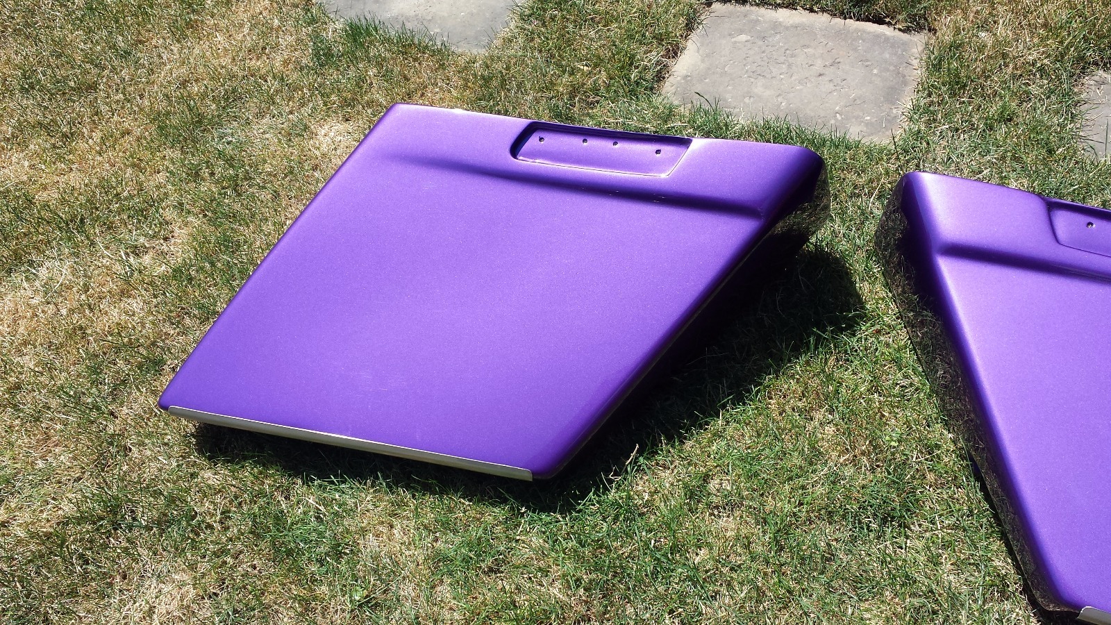 Skid plates for Harley and Aftermarket Stock & Extended Saddlebags *PLEASE READ