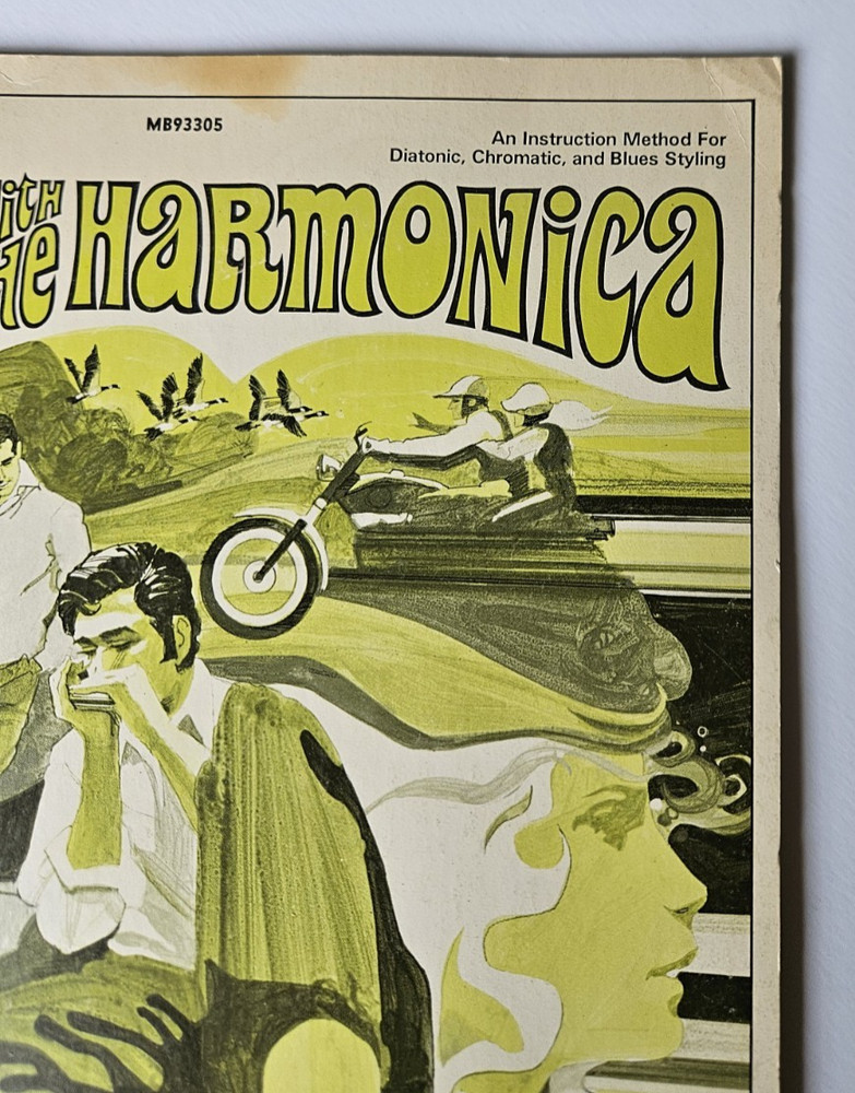 Fun with the Harmonica Mel Bay Instruction Method Blues Styling 1976 Chromatic