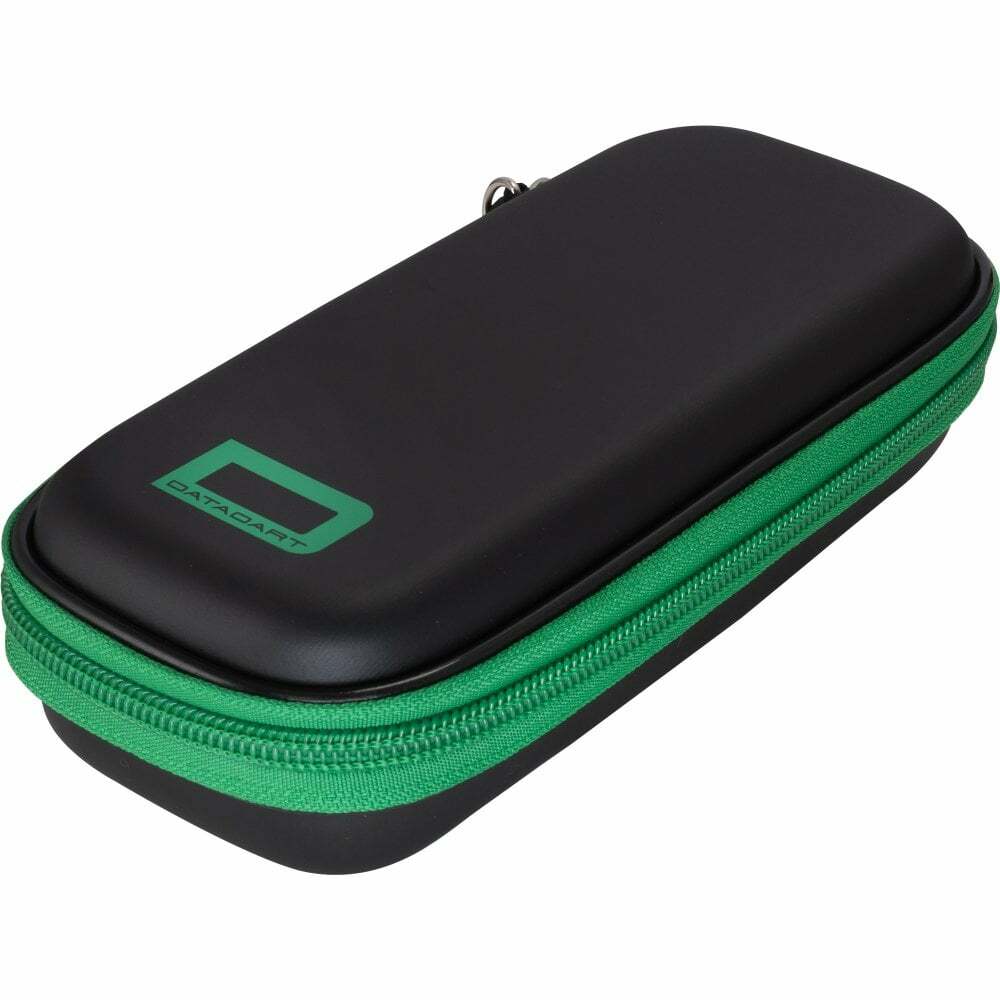 GREEN DATADART PRO PAC HARD SHELL DART CASE WILL HOLD FULLY LOADED DARTS