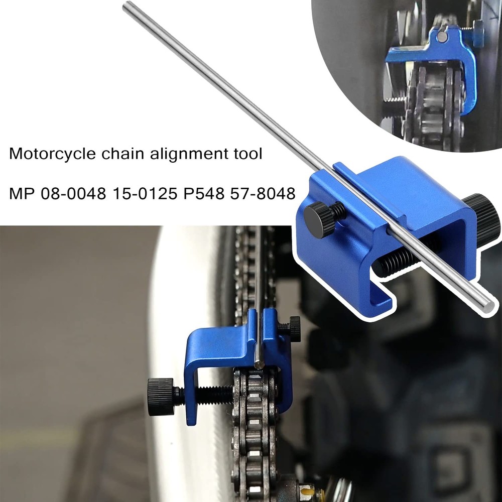 Chain Alignment Tool Suitable for Motorcycles and ATVs, Quick Accurate...