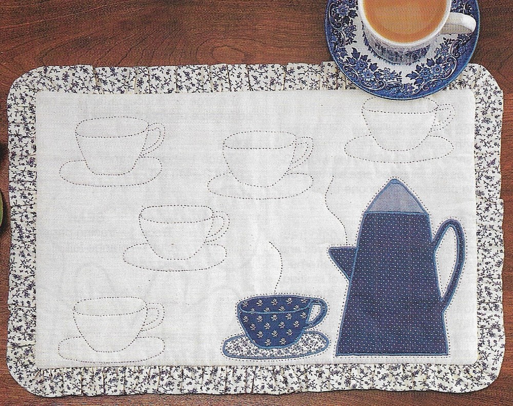 Coffee Time Place Mat sewing pattern instructions
