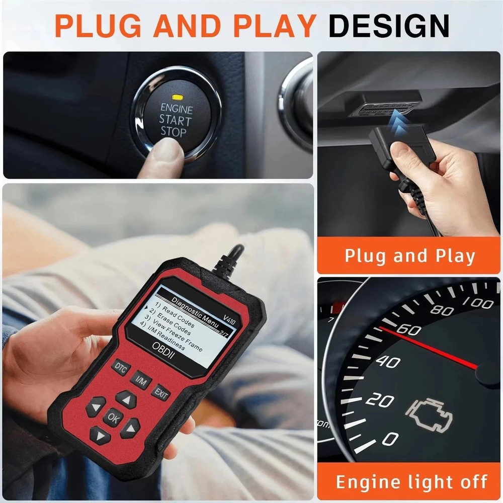 OBD2 Scanner OBD Code Reader Car Check Engine Automotive Fault Diagnostic Tool