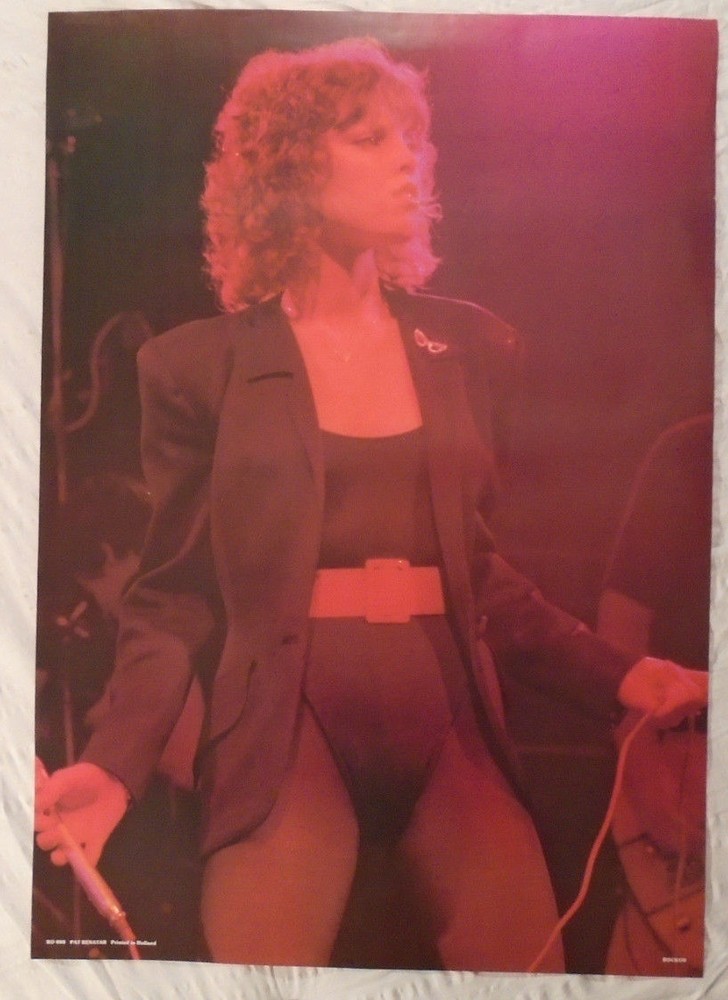Pat Benatar Poster Live Stage Shot 1982 Rock On Holland