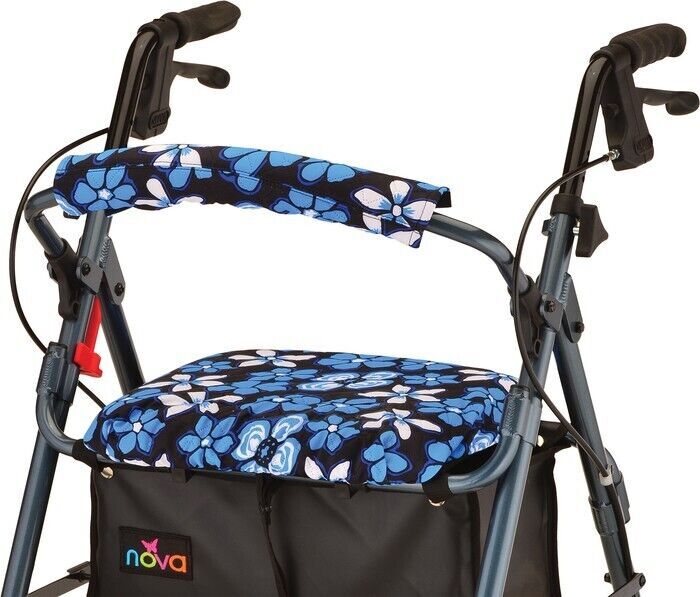 NOVA Seat & Back Walker Cover Aloha Blue