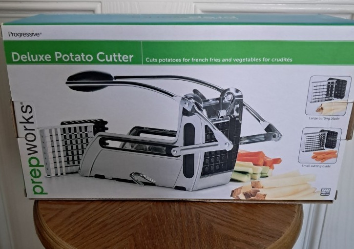 Progressive Deluxe Potato Cutter Push Function Dishwasher Safe with Blades