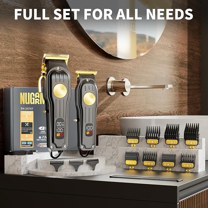 Professional Hair Clippers for Men, Professional Barber Clippers and Trimmer