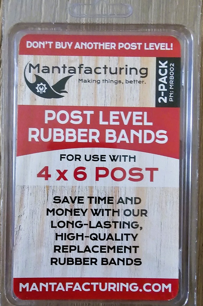 Replacement Post Level Rubber Bands 4x6