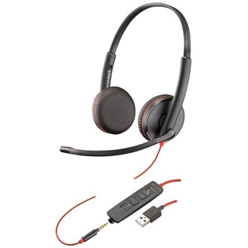 Plantronics Blackwire C3225 USB-A Headset - Bulk Packaging
