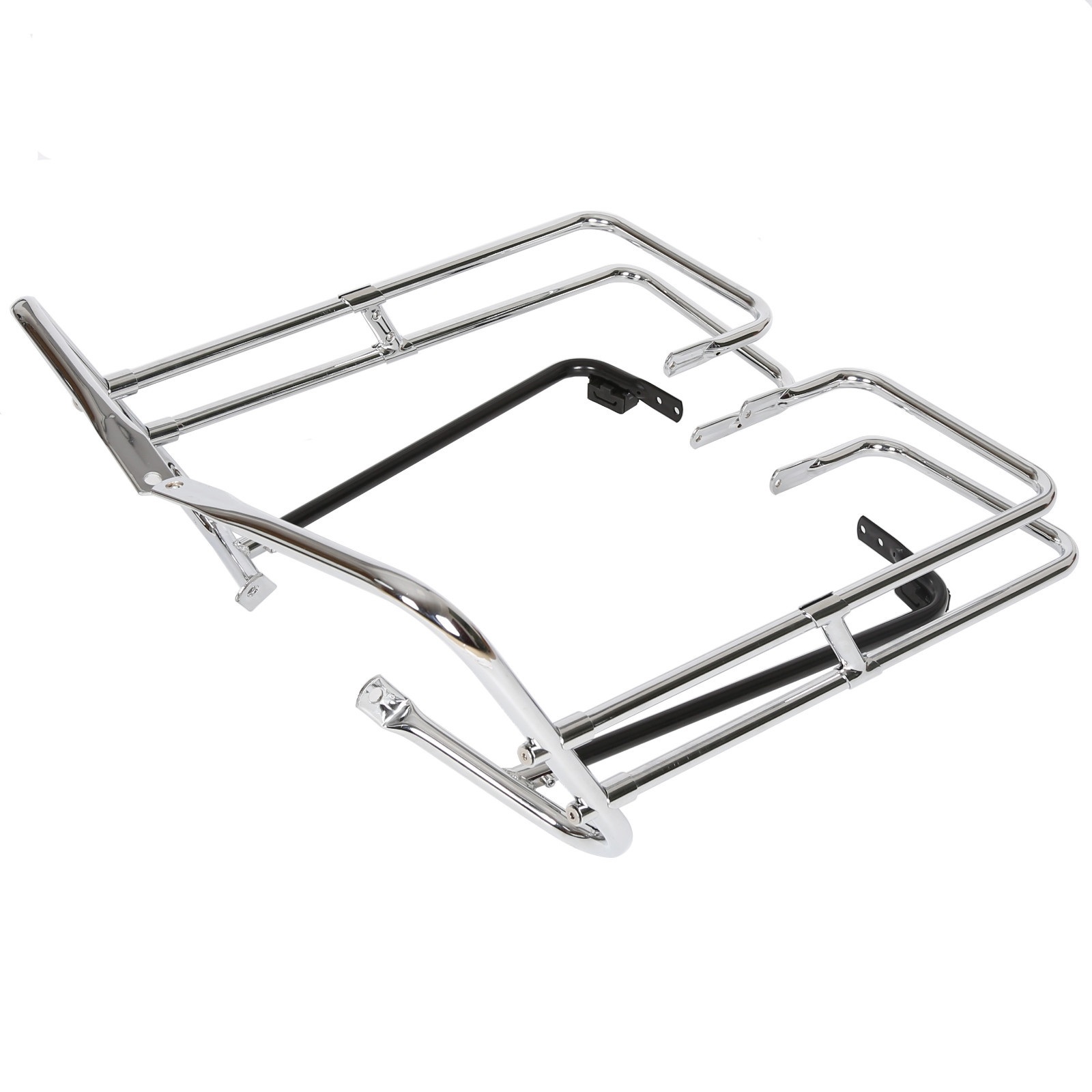 Saddle Bag Guard Rail Bracket For 97-08 Harley Davidson Road King Electra Glide