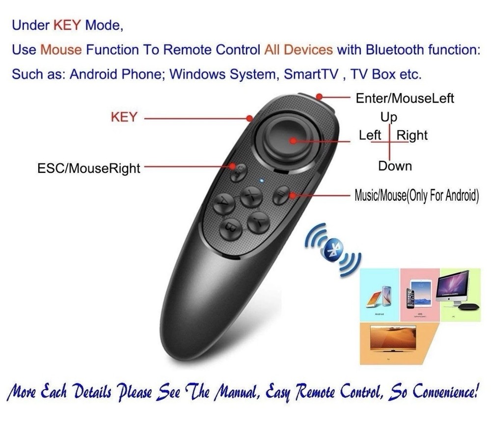 VR Remote Controller Gamepad Bluetooth Control