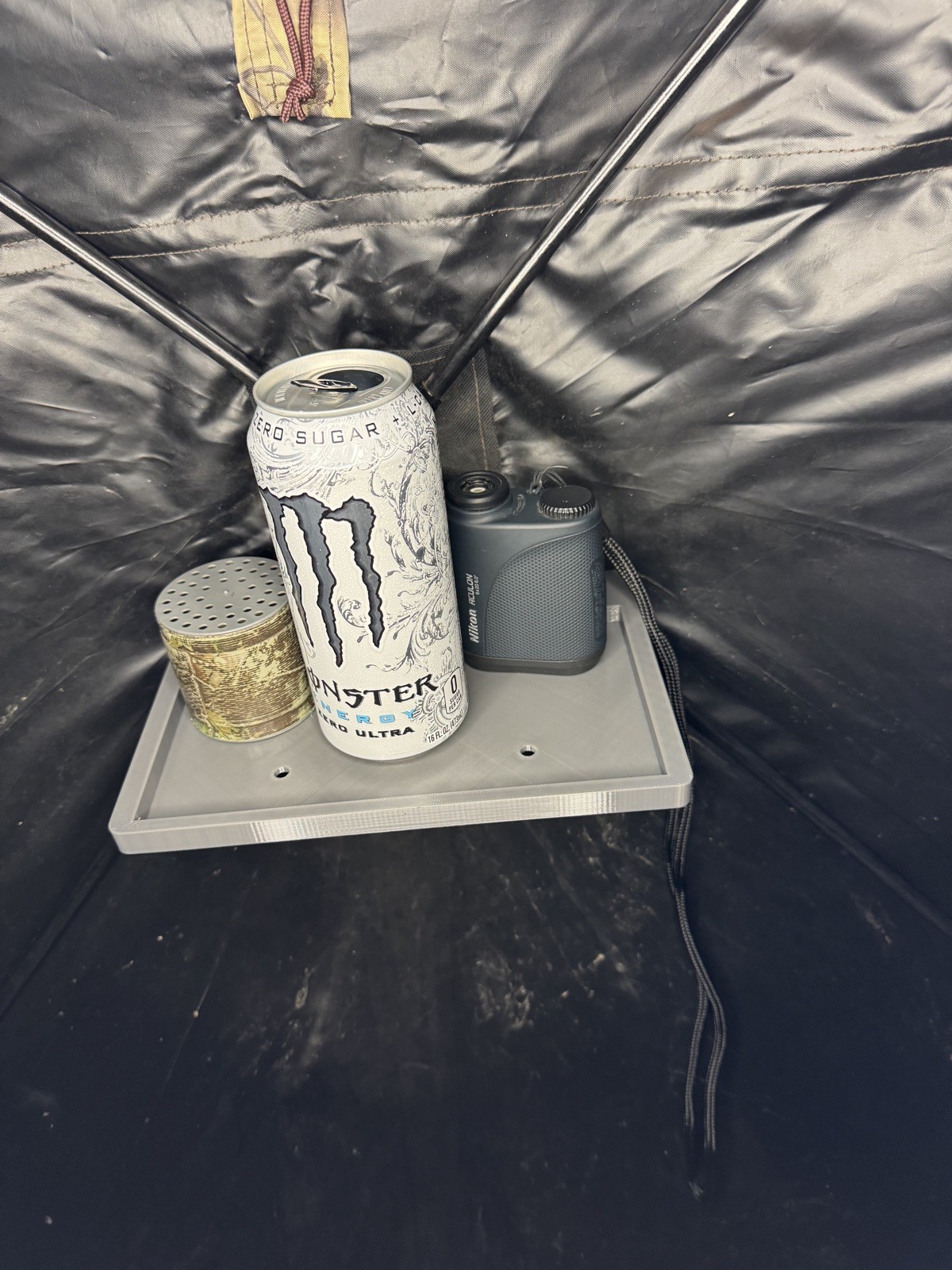 Hub Blind Shelf – Fits Most Hunting Blinds, Ice Shanties & Camping Tents