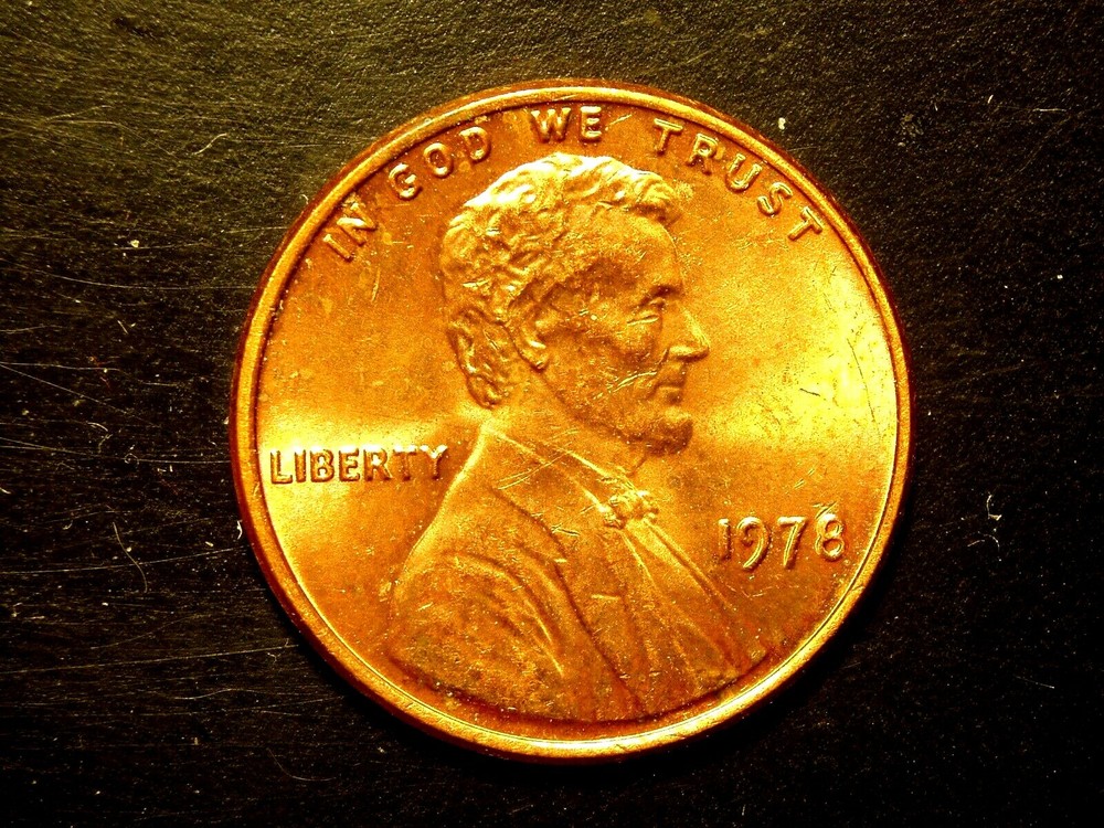 1978 ONE UNC LINCOLN MEMORIAL CENT #6