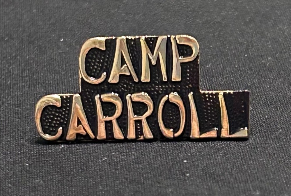 CAMP CARROLL US ARMY BASE SOUTH KOREA HAT PIN