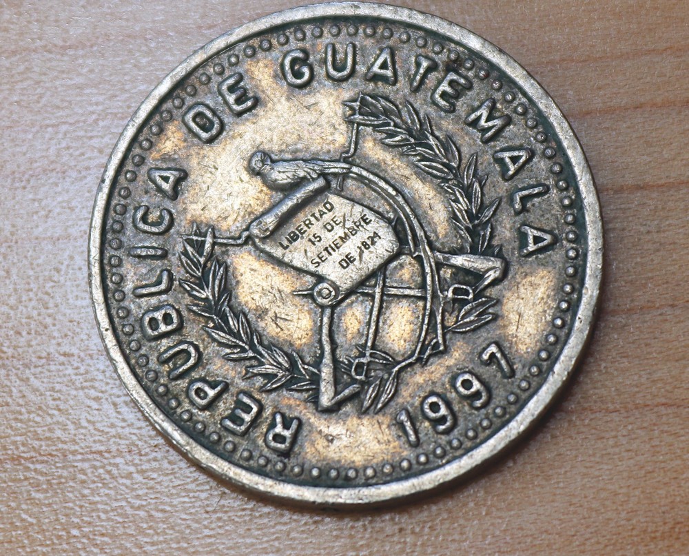 1997 Guatemala 25 Centavos