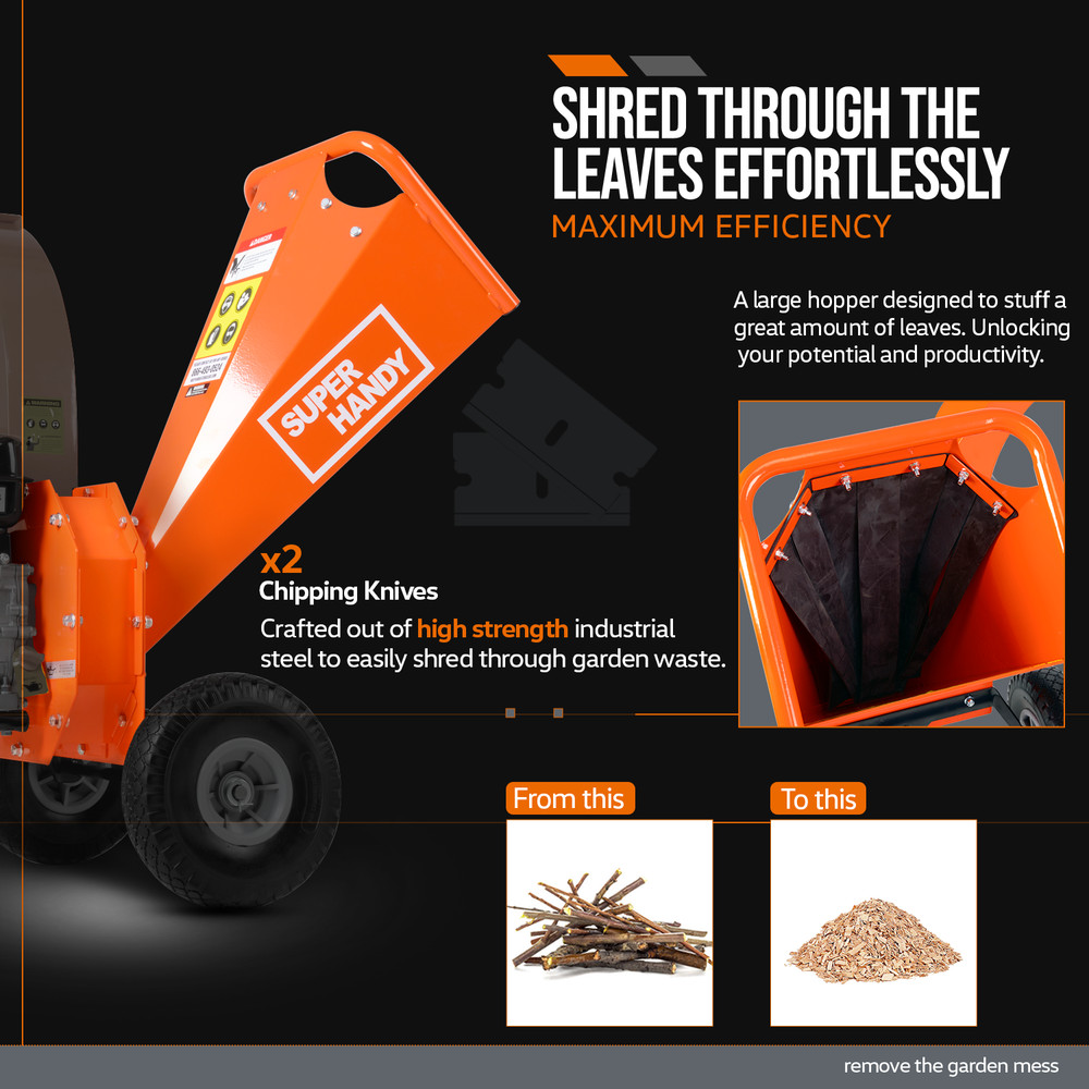 SuperHandy Mini Wood Chipper Shredder