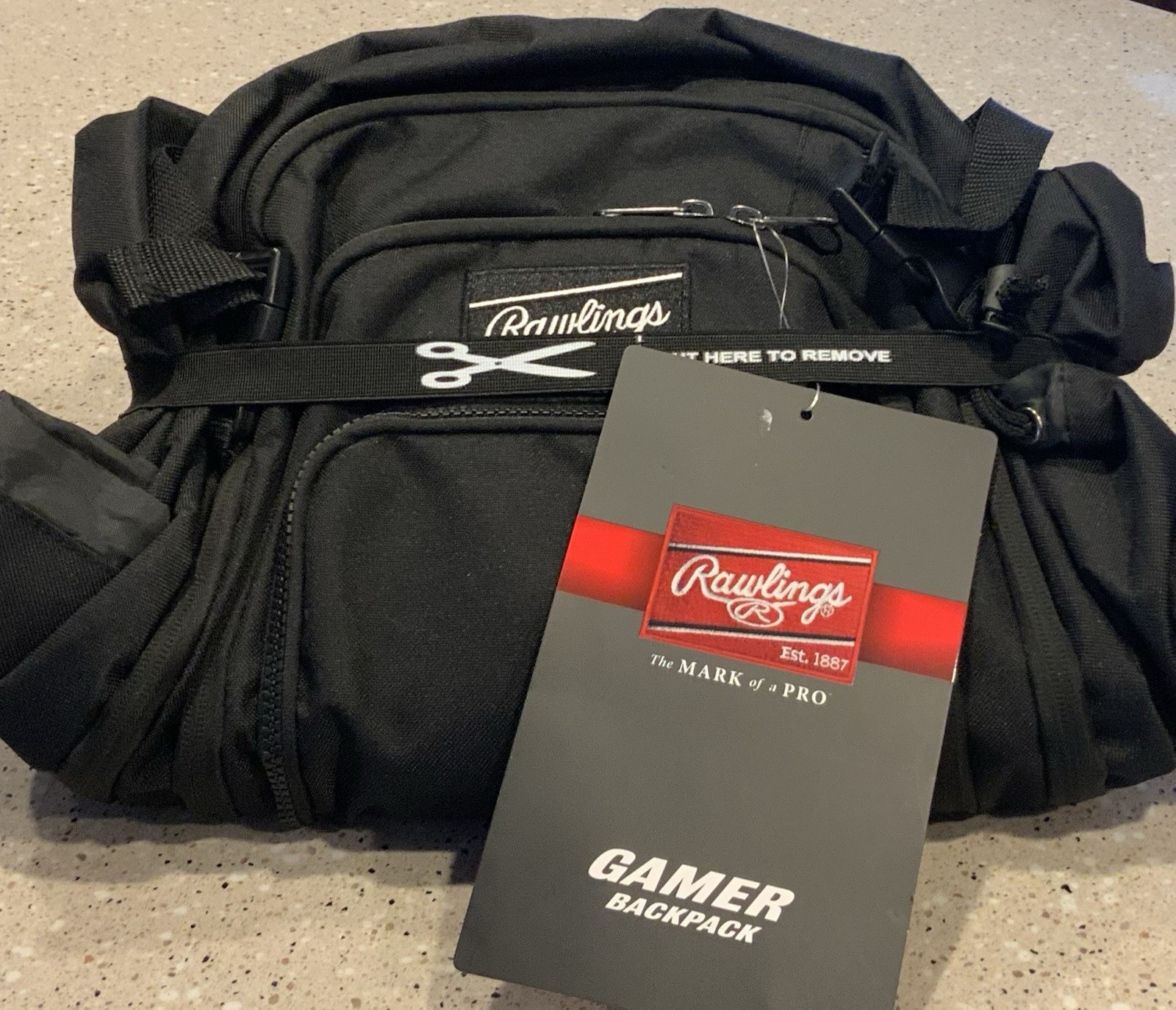 New Rawlings Baseball GAMER BACKPACK - Holds 4 bats, Shoe Compartment + others