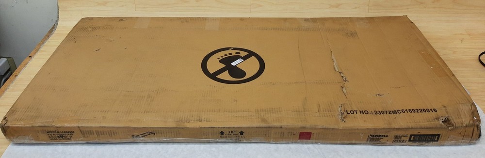 Lorell Contemporary Reception Collection Adjustable Metal Base Gray LLR86933