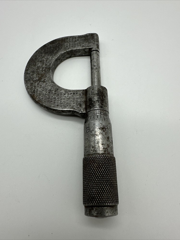 L.S. Starrett Co. #203 Micrometer Caliper