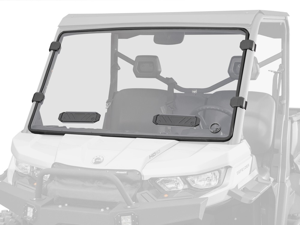 SuperATV Scratch Resistant Vented Full Windshield Can-Am Defender (See Fitment)