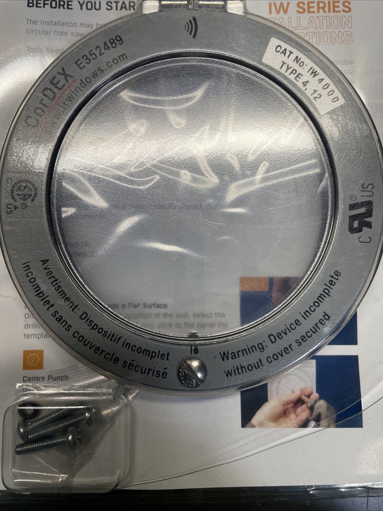 CORDEX IW4000 Round IR Window, Crystal