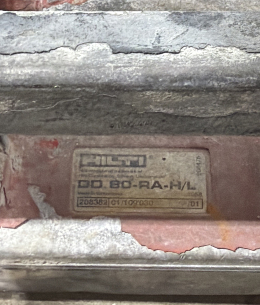 HILTI DD 80-RA-H/L Core Drill Frame Fair Condition