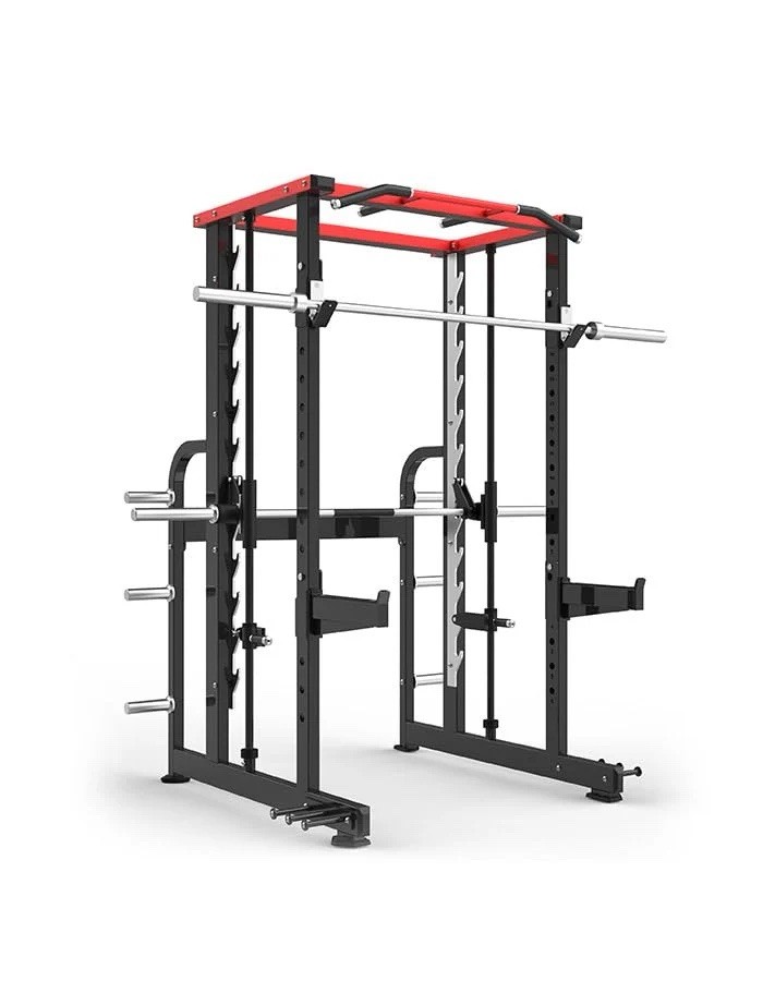 power cage squat rack for standard weights