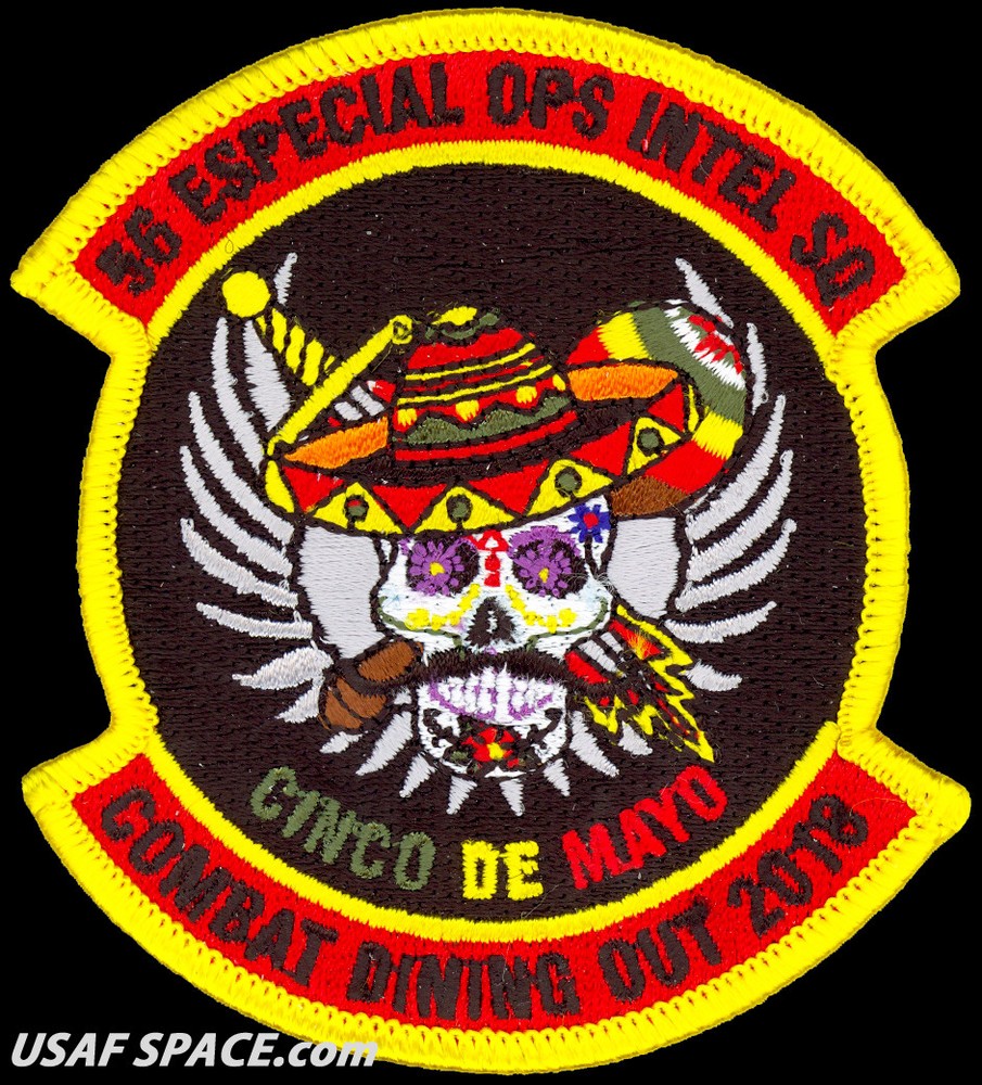 USAF 56TH SPECIAL OPERATIONS INTELLIGENCE SQUADRON - CINCO DE MAYO 2018 - PATCH