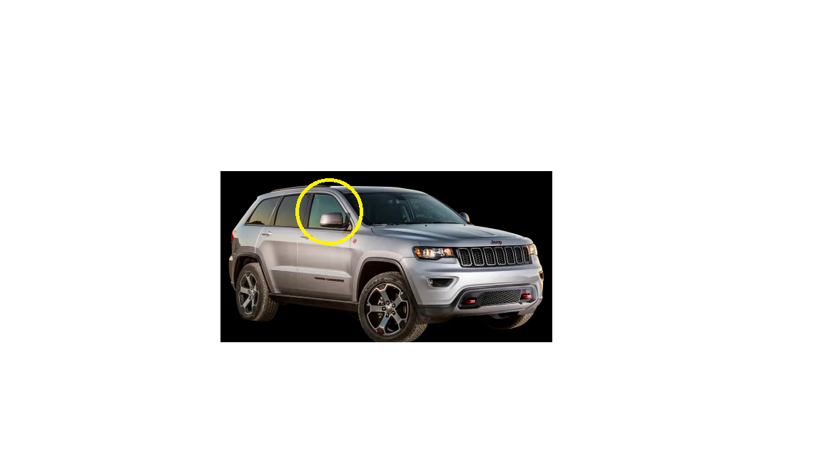 Fits 2011-2023 Jeep Grand Cherokee Passenger Right Side Front Door Glass Window