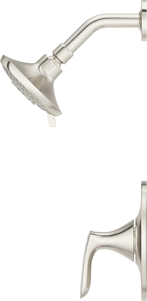 Weller Single Handle Shower Trim Kit with Multi-Function Shower Head, 5 Spray Mo