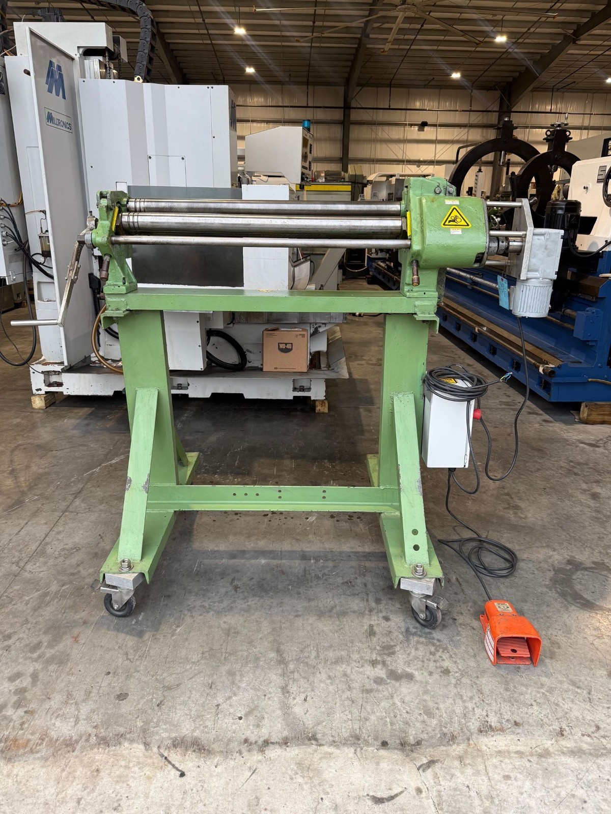 PEXTO 390D  36” x 18 Gauge Plate Bending Roll Powered USA #8068